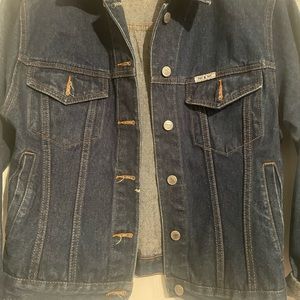 Star blue denim jacket in size medium